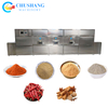 Industrial Tunnel Microwave Spices Powder Sterilizer Chili Pepper Cumin Ginger Powder Dryer