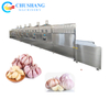 Automatic Ginger Garlic Cloves Chili Peppers Spices Medicinal Herbs Microwave Dryer Sterilizer Equipment