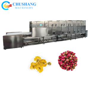 High-efficiency Microwave Dried Foods Sterilization Equipment for Flower Tea Dried Fruits Spices Medicinal Herb