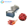 High Efficiency Tunnel Microwave Chili Pepper Dehydration Dryer Drying Machine