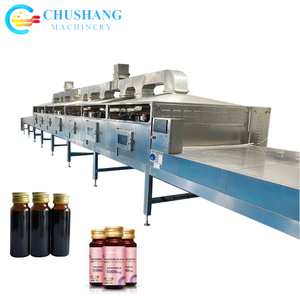 Continuous Microwave Food Beverage Sterilizer Bottled Drinks Oral Liquid Sterilization Machine