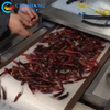 PLC Control Microwave Dryer Sterilizer Machine for Ginger Garlic Chili Peppers Cinnamon Spices Medicinal Herbs 