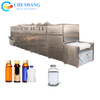 Continuous Microwave Bottled Food Beverage Liquid Sterilizer