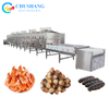 Continuous Shrimp Prawn Little Fish Scallop Seafood Microwave Dehydrator Belt Dryer