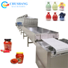 Continuous Microwave Bottled Food Beverage Liquid Sterilizer