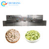 Tunnel Microwave Sunflower Kernels Pumpkin Seeds Roaster Nuts Drying Ripening Sterilization Machine